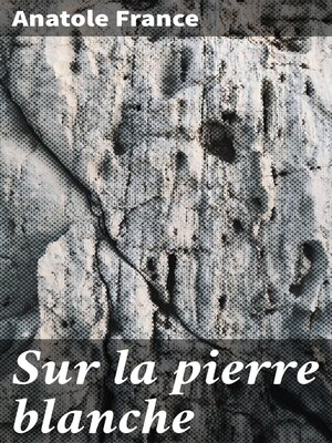 cover image of Sur la pierre blanche